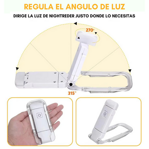LightReader™ Lampara de lectura + Soporte de Paginas de Regalo